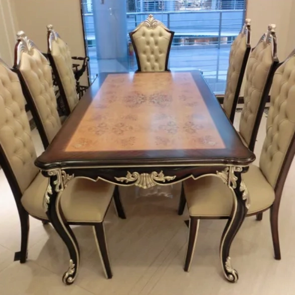 Nuevo juego de muebles de restaurantes clásicos euro