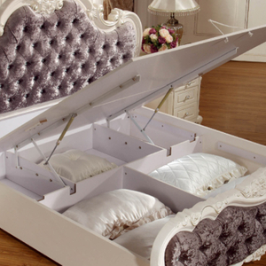 European clásico de estilo de cama de cama de estilo clásico personalización de muebles de hotel