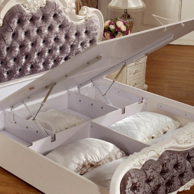 European clásico de estilo de cama de cama de estilo clásico personalización de muebles de hotel